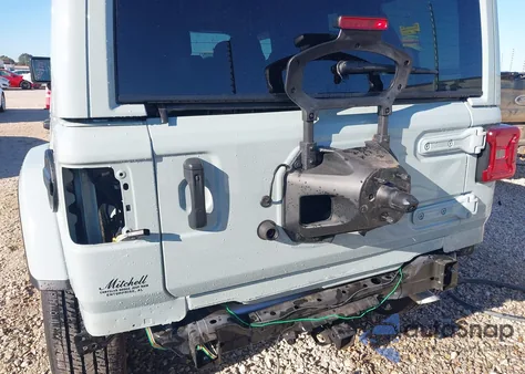 2024 Jeep Wrangler 4-Door Sahara 4X4 из США, поврежденный, VIN 1C4PJXEG1RW309285